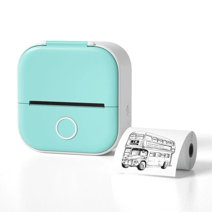 Mini Pocket Printer, Portable Mini Thermal Printer, Wireless Bluetooth Photo Printer, Portable Sticker Printer Diy Scrapbook